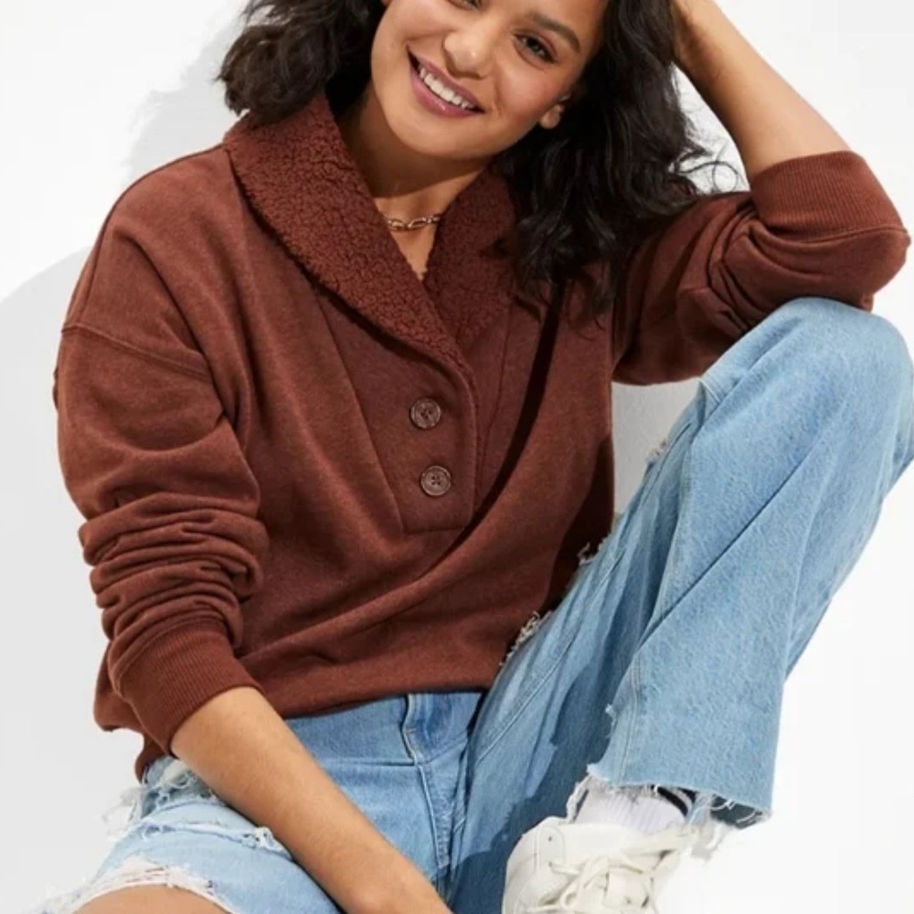 AMERICAN EAGLE size small sweater vNeck Vintage